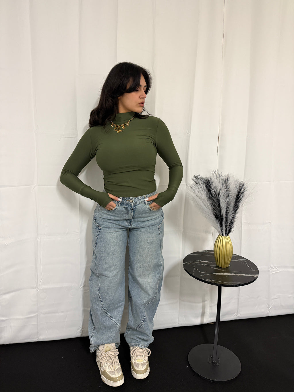 Denim baggy